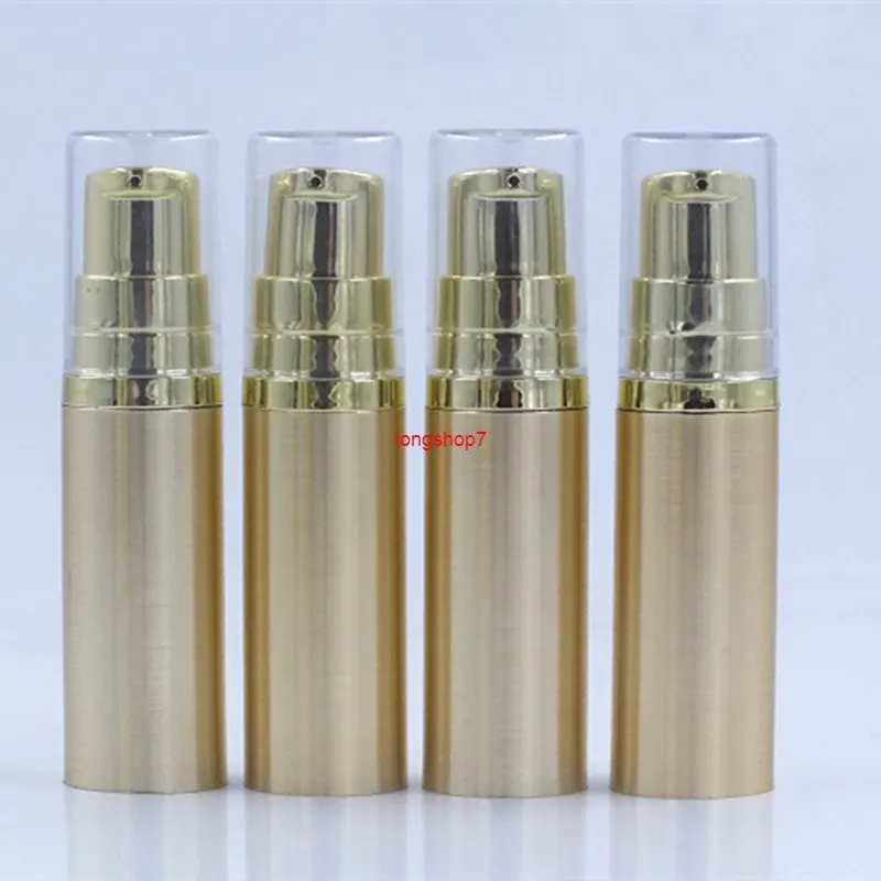 10pcs 5ml Gold Mist Spray Bottle Essential Oil Dropper Glass Silver Lotion DIY Refillable Bottleshipping