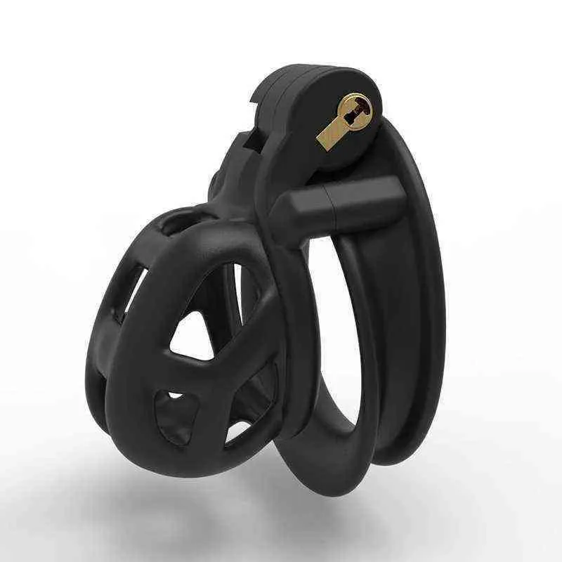 Nxy Nxy Cockrings Custom Cobra Male Chastity Device Cage Ring Bdsm para Summer Belt Sexy Products 1127