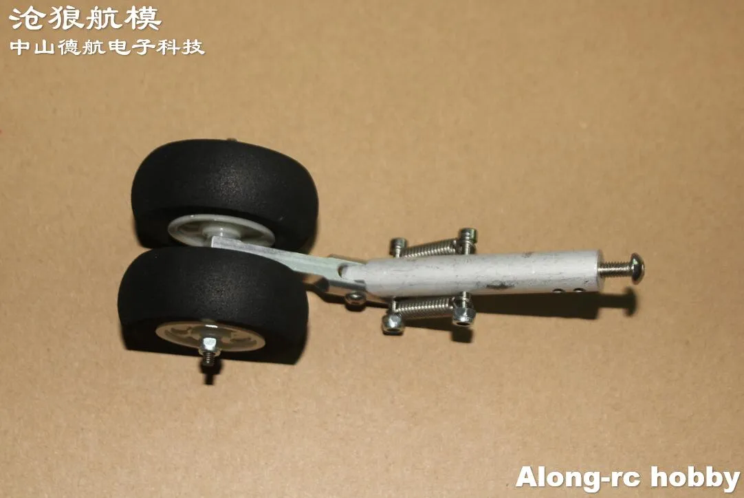 RC Airplane Landing Gear: 95-155mm Double Spring Shock Absorbers