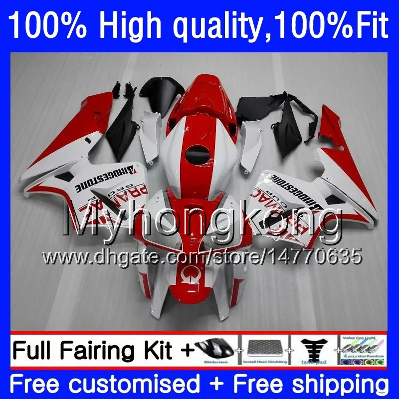 Spritzgussform für HONDA CBR600RR CBR 600RR 600F5 600CC F5 05 06 48HM.18 CBR600 RR CBR600F5 CBR 600 CC RR 2005 2006 PRAMAC rot OEM Verkleidung