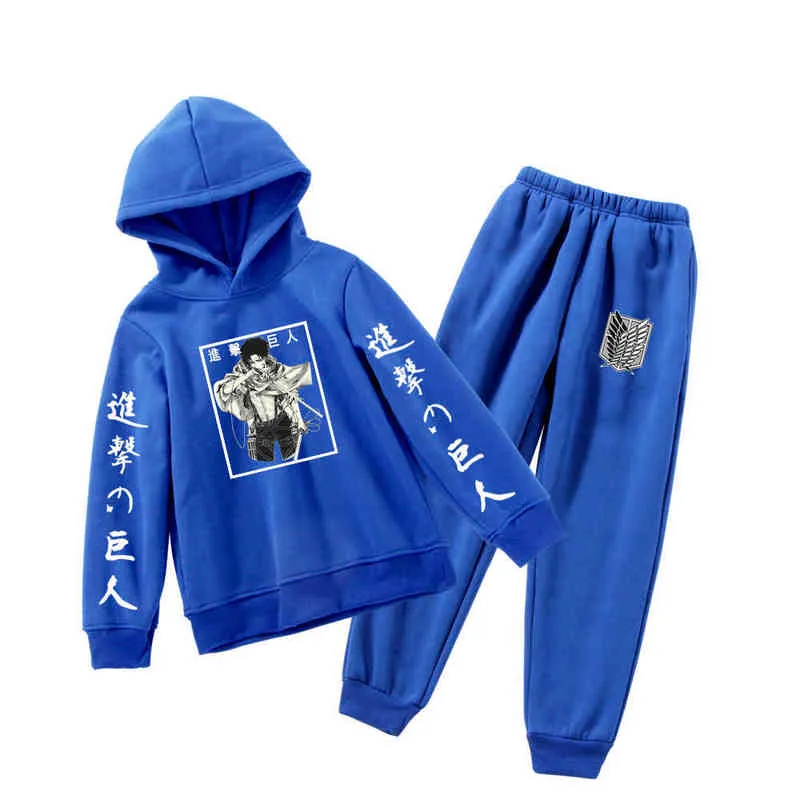 Attack On Titan Autumn Two Piece Kids Set Green Kith Hoodie And Black Pants Casual Boys And Girls Sweatshirt And Pants Suit G1222 From Davidsmenswearshop02 20.89 DHgate.Com