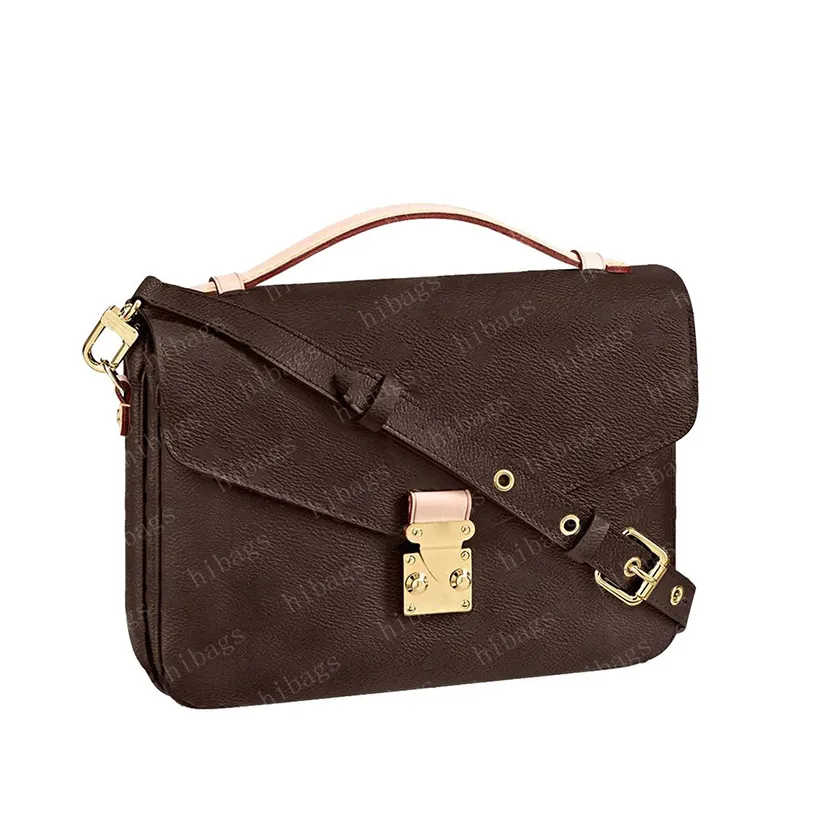 2024 Pochette Handbag Shoulder Bags Womens Handbags Brown Flower Leather Women Tote Crossbody Bag Purses Bags Clutch Backpack Fashion 40780 41465 44187 #YCB-02