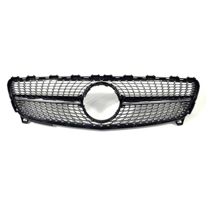 Grilles en maille de rein de Style diamant ABS de qualité supérieure, 1 pièce, pour pare-choc avant de voiture de classe W176