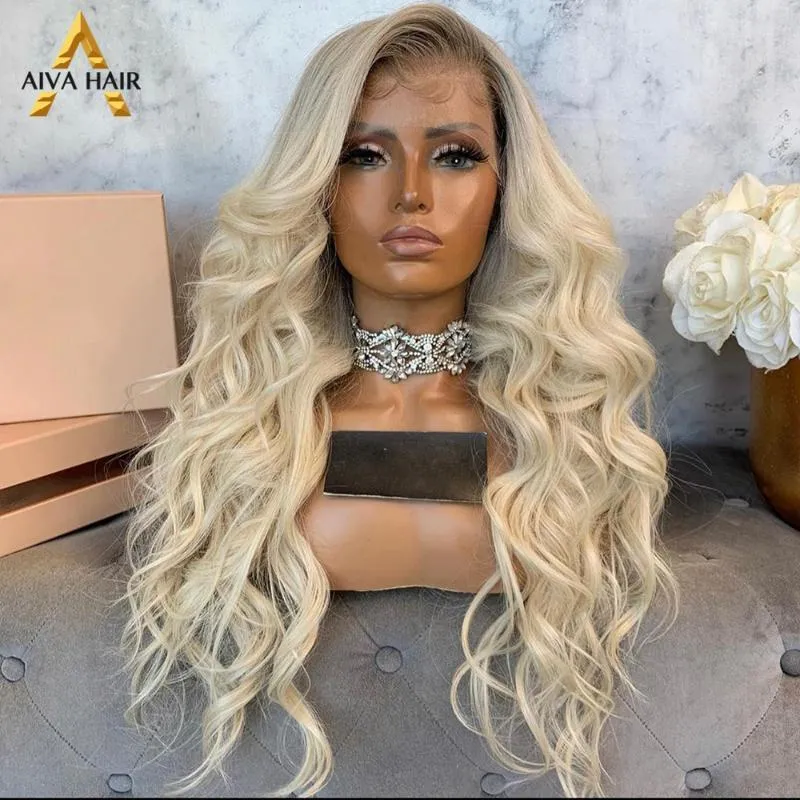 150 Density Natural High Gloss Synthetic Resistant Heat Wig Blonde
