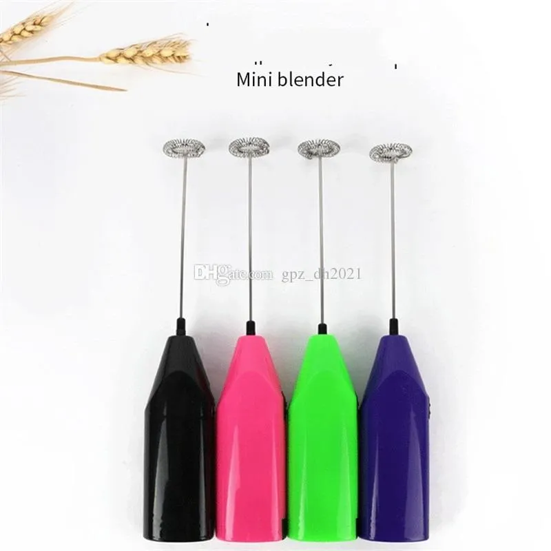 Rechargeable Milk Frother USB Handheld Electric Foam Bread Maker Hand Mixer Mini Egg Beater Whisk H-0145 767