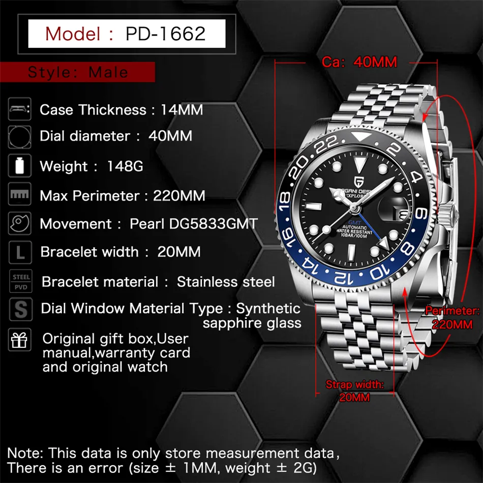 Pagani batman top gmt