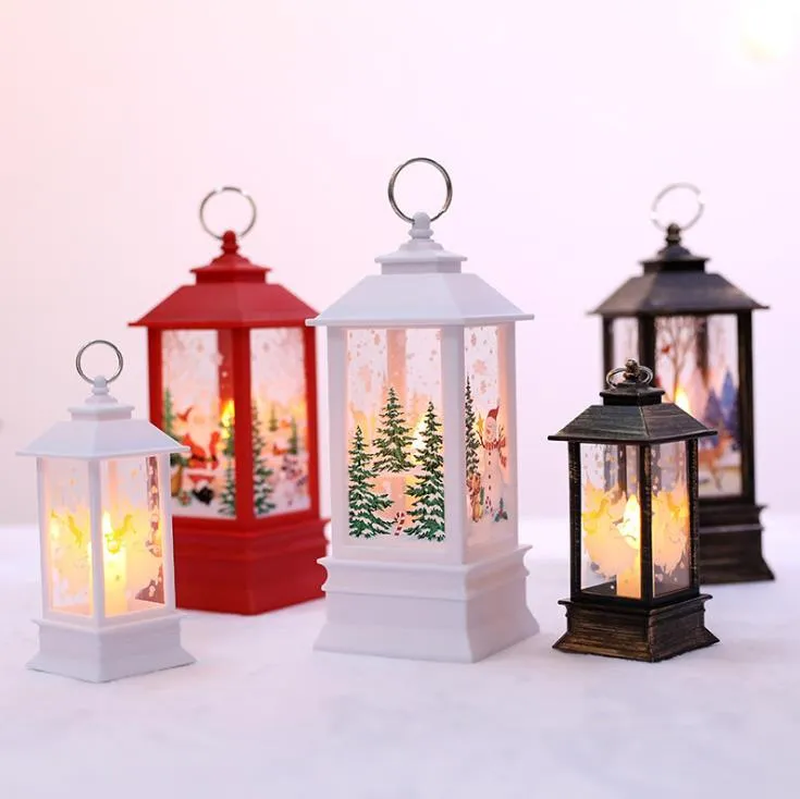 Hot Style Christmas Simulated Small Oil Lamp Shop Window Bar Restaurant Hand - Hield Kleine Windlamp Decoraties