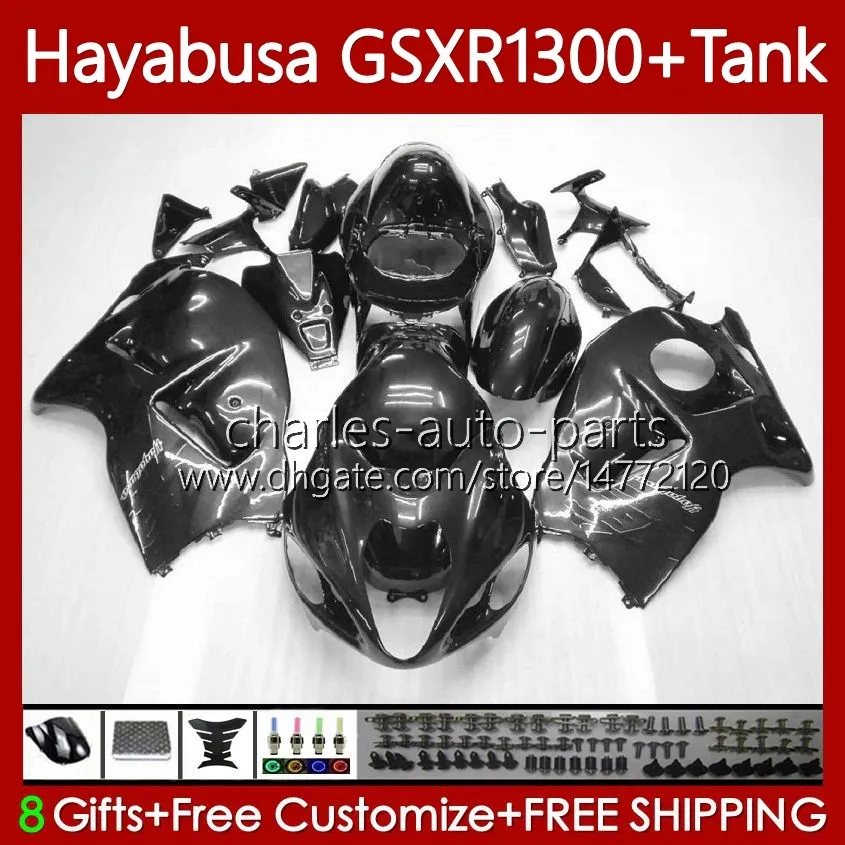 Kit de carrosserie pour Suzuki Hayabusa GSXR 1300CC 1300 CC 2002 2003 2004 2005 2006 2007 Gray Black 74No.157 GSX-R1300 GSX R1300 GSXR-1300 96-07 GSXR1300 96 97 98 99 00 01 Faires