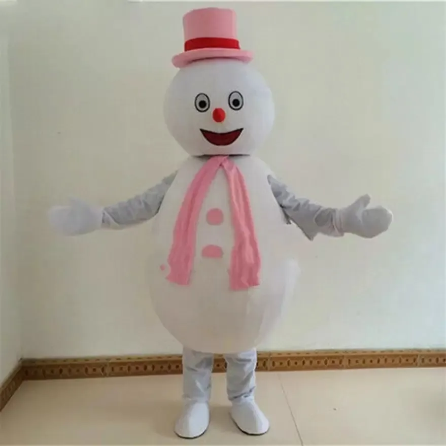 Фестивальское платье снеговика розовый талисман костюм хэллоуин рождественские модные вечеринки платье мультфильма персонаж костюм карнавал унисекс взрослый наряд