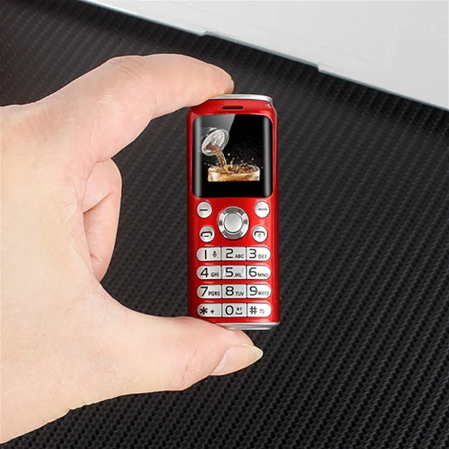 Unlocked Super Mini K8 Push Button Handy Dual Sim Bluetooth Kamera Dialer 1,0" Hände Telefon MP3 Kleinste China Günstige Handy