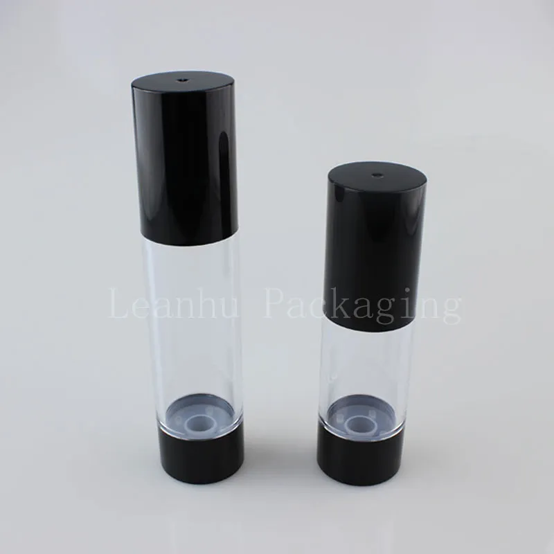 15ml 30ml 50ml black airless bottle (3)