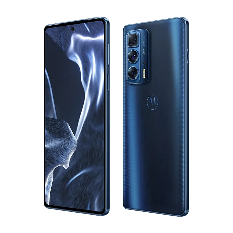 Téléphone portable d'origine Lenovo Motorola Edge S Pro Moto 5G 8 Go de RAM 128 Go 256 Go de ROM Snapdragon 870 Android 6,7" Écran OLED 108MP OIS NFC Face ID Fingerprint Smart Cell Phone