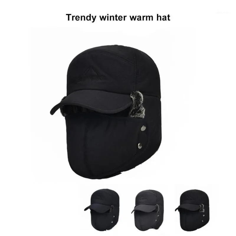 Inverno Cycling Cap Antivento Antivento Bomber Cappelli Bomber Auricolare Viso Scaldatore Sci Sci Aderenti Addensare Coppia Cappelli Cappelli Cappelli Cappelli