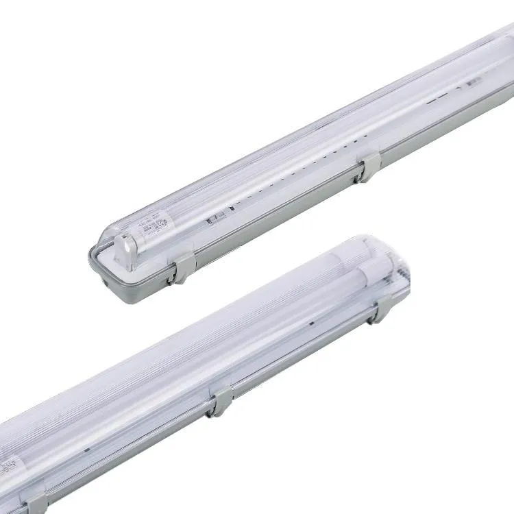 LED-Befestigungs IP54 T8 LED Röhren Unterstützung für Gewerbe Außen Integrierte Kabelgebundener 4 Ft. Dampfdicht wasserdicht Anti-Fogging