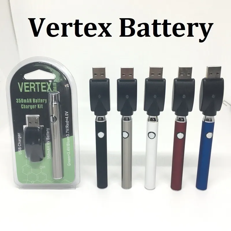 Vertex Co2 VV Preheat Battery Kit 350mah 650mah 900mAh 1100mah LO Oil