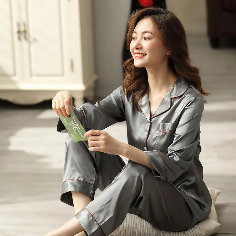 Pyjama imitation 2025 soie