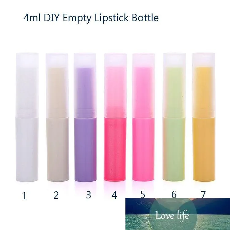 100PCS 4ml DIY Mini Empty Lipstick Bottle Lip Gloss Tube Lip Balm Tube Container With Cap 4g Cosmetic Sample Containe