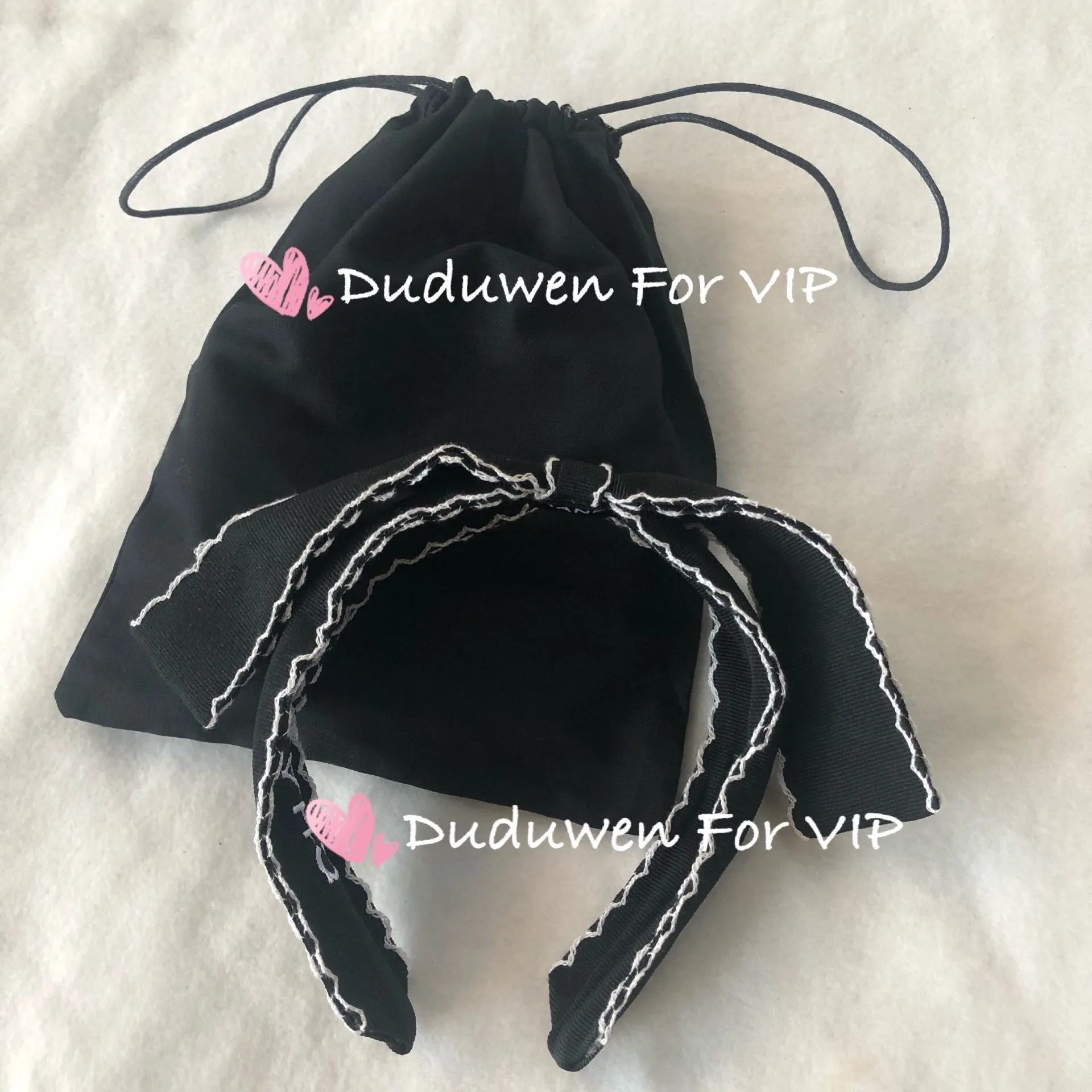 Moda Acessórios De Cabelo Ribbion Bowknot Headband Bordado Clássico Pano Headband Presente de festa de festa de cabelos clássicos com saco de poeira Duduvip