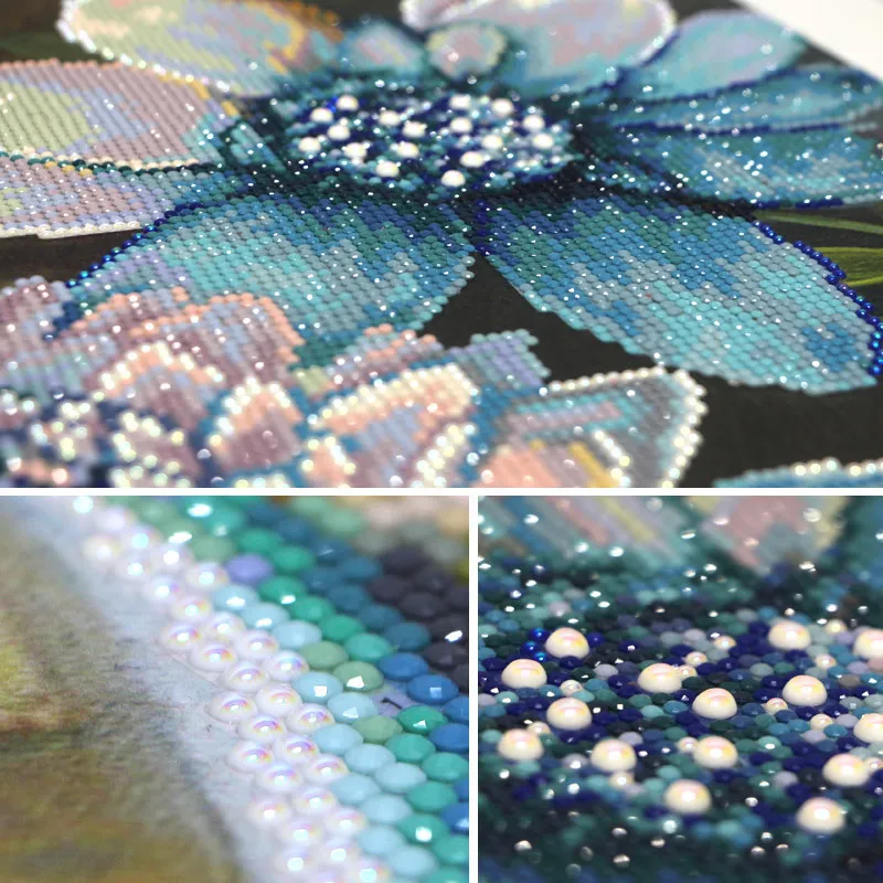 Meian 5D Forma especial Combinación de múltiples imágenes Bordado de diamantes Decoración de estilo europeo para sala de estar Regalo de mosaico hecho a mano 201202