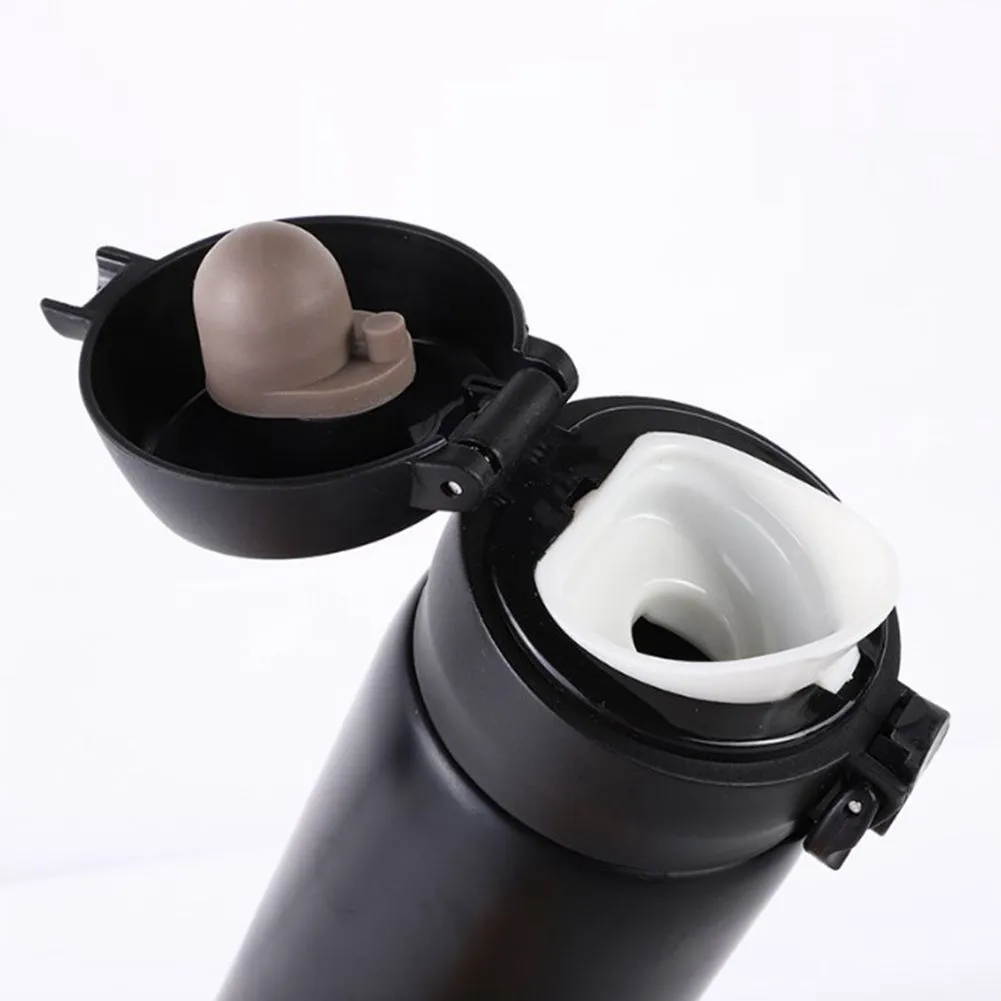 Coffee Thermos Cup Men's And Women's Fashion Portable Coffee Mug 450 ML  Intelligent Digital Display Temperature Tea Thermos