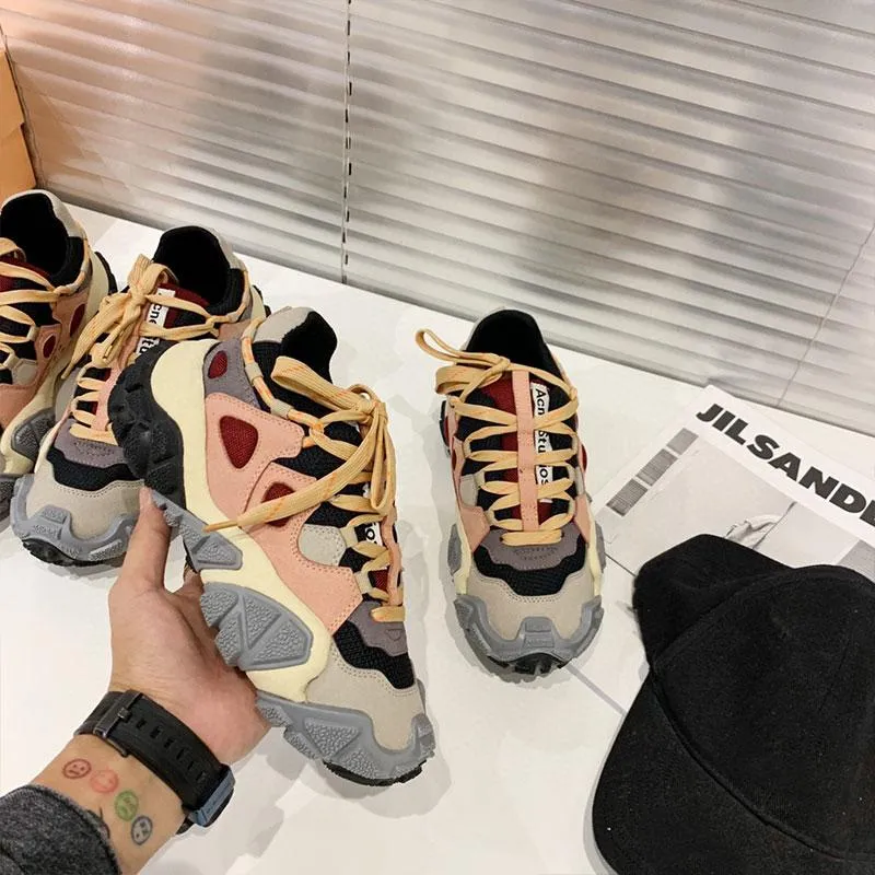acne shoes 2021 ACNE Studios Bolzter W Chaussures Mode DesignCasual Chaussures Luxou Dad Shoe Chaussures de sport Womenetechnicales Sneakers Shewoe