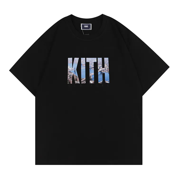 Oversize 2022 New Kith Tokyo Shibuya Box T-shirt Hommes Femmes Haute Qualité Street View Impression Chemises Tee Tops T-Shirt Surdimensionné Utss h6