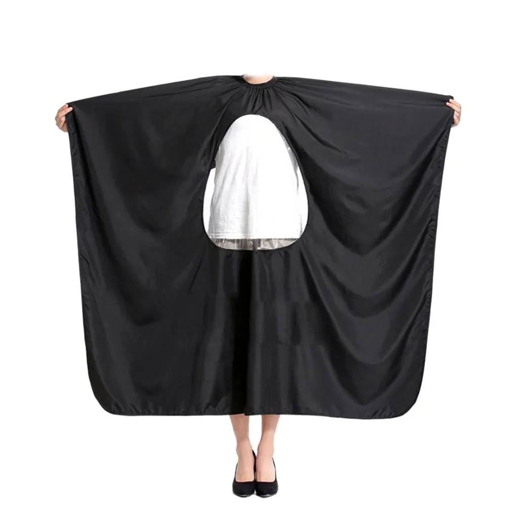 Salon Barbers Hairdressing Cape Gown with Viewing Window Hair Cutting Styling Perming Dyeing Apron