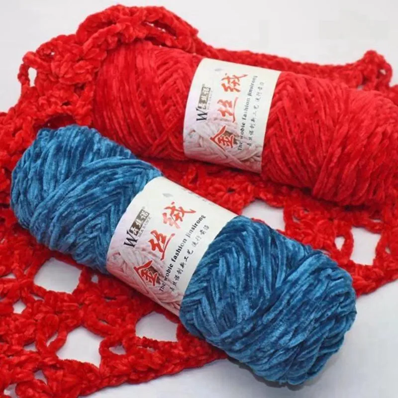 Chenille Or Velvet Fils De Laine Velours Fils Épais Crochet Doux Foulard  Bébé Foulard Chapeau De Bricolage Du 35,92 €