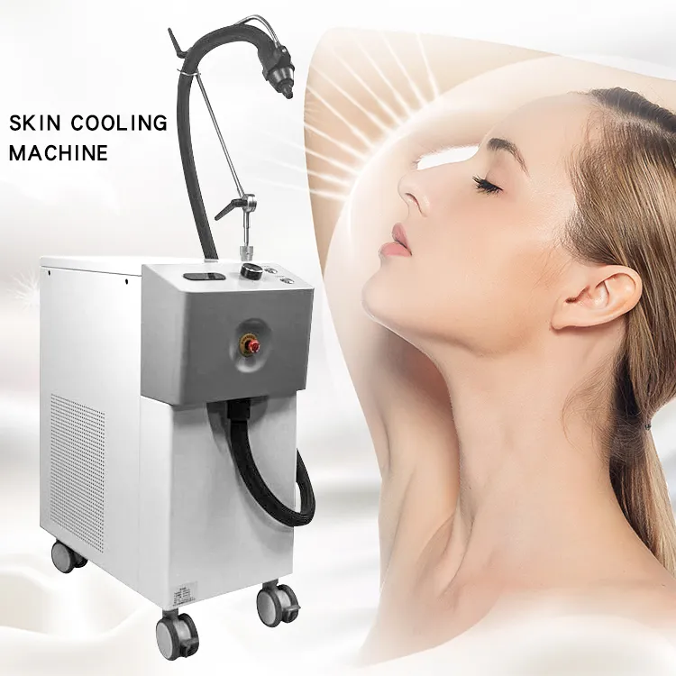 Popul￤r utrustning Zimmer Mini Cryo Chiller Air Cool Cooling Skin System/Machine f￶r laserbehandlingar -25 Hud Cooler Machine