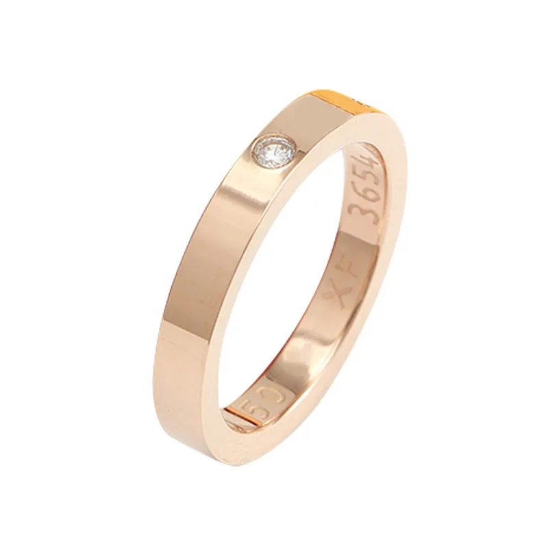 3mm 4 mm stalowy stalowy pierścień srebrny mężczyźni i kobiet pierścień paznokci dla miłośników para pierścień do prezentu