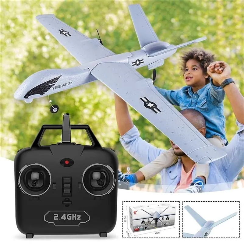 Predator RC Airplane Remote Control RC Plane 2. Wingspan EPP DIY Glider RTF Built-in Gyro Flying model for Kids LJ201210