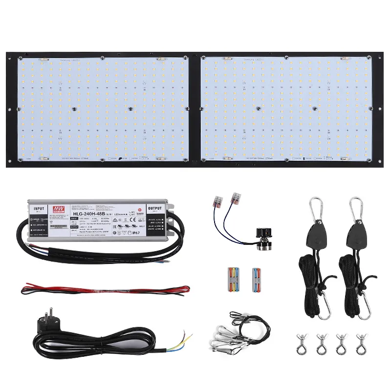 240W QB288 Samsung LM301B LM301H 3000K 3500K 4000K LED-lampraad Mix Deep Red 660nm UV IR voor indoor plant groei en bloei