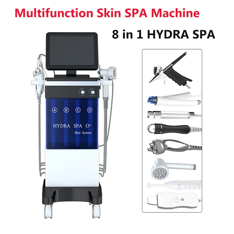 Ny Perfectlaser Hydro Microdermabrasion Machine Skin Scrubber Face Lift Clean MultifUNction Blackhead Removal Vakuum Facial Care Device