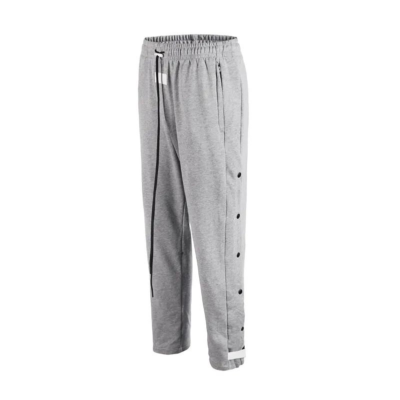 FOG Side Open Snap Button Streetwear Pantalon Cordon Taille élastique Cerceau et boucle Pantalon de survêtement Joggers Pantalons Hommes LJ201221