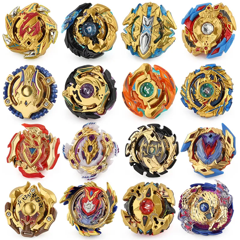 Ouro Beys Single Packs 4D Beyblade Burst Toupie Brinquedos Arena Bayblade Metal Fusão de Metal Deus Fafnir Gyro Spinning Top Bay Blade Brinquedo Para Crianças Presentes