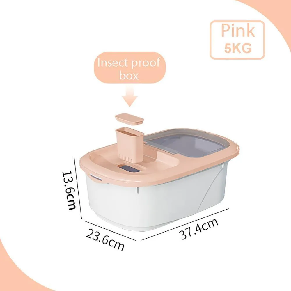 7.5 kg-vert - Boîte de Rangement de Riz de Grande Capacité de 10kg 7.5 kg-vert - Boîte de Rangement de Riz de Grande Capacité de 10kg