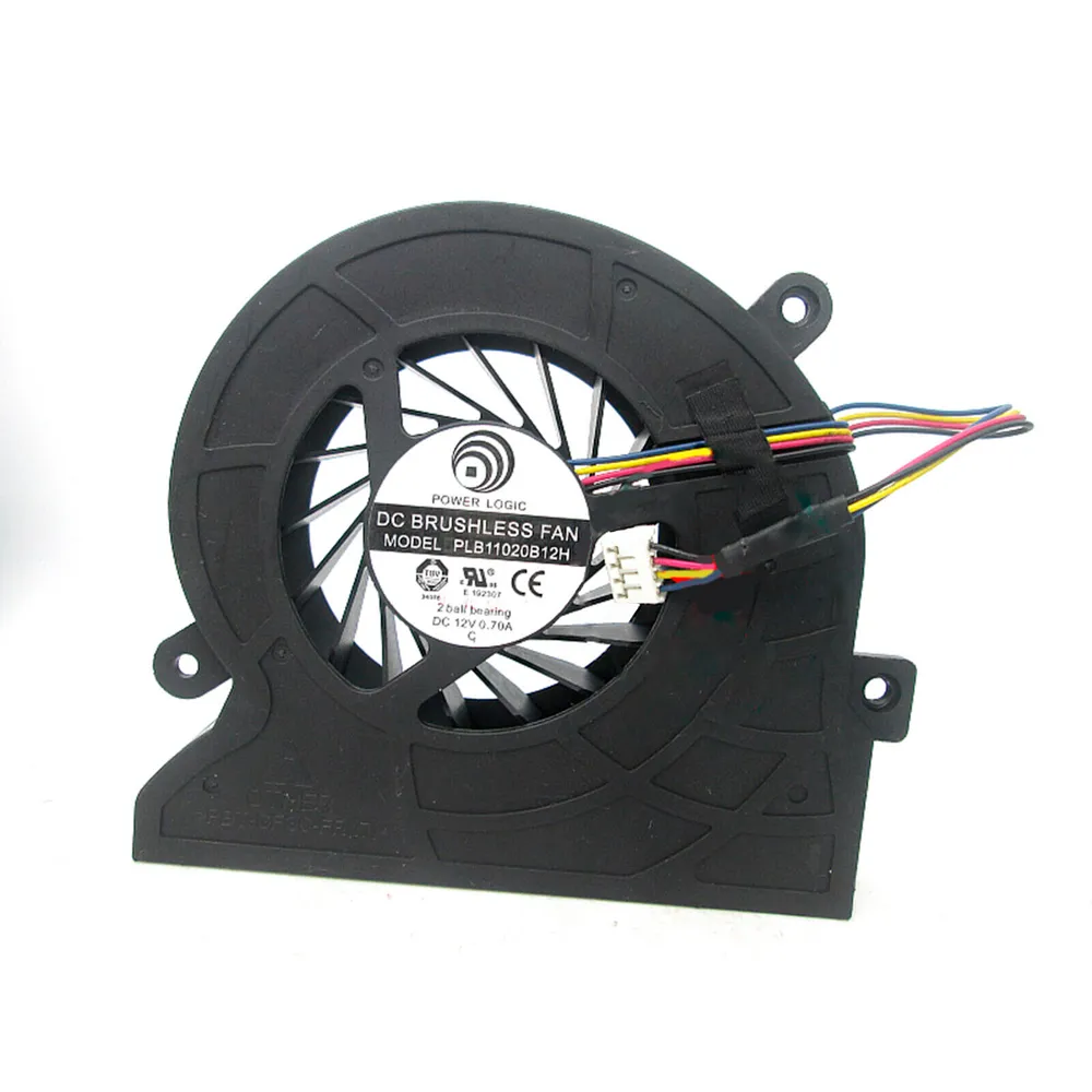 파워 로직 PLB11020B12H DC 12V 0.70A 4-WIRE 4 핀 커넥터 65mm 서버 용 배관 냉각 팬