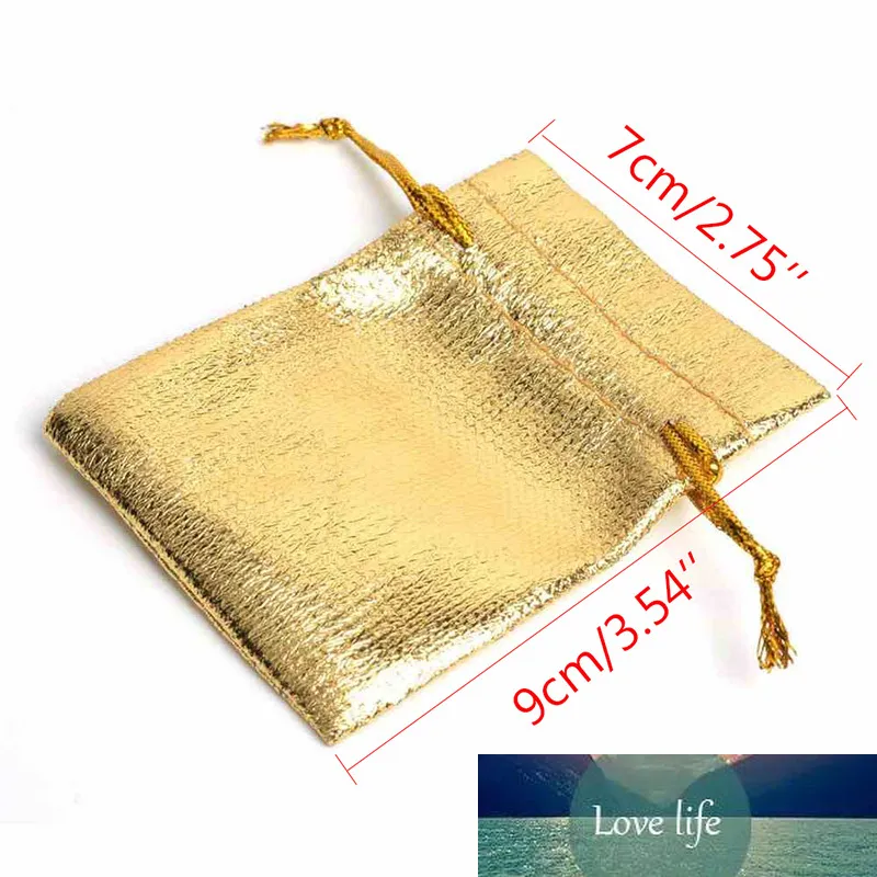 Shiny Jewelry Packing Gold Silver Color Foil Cloth Drawstring Velvet Bag 7x9 9x12 11x16 13x18 Wedding Gift Bags Pouches From 8 97 DHgate