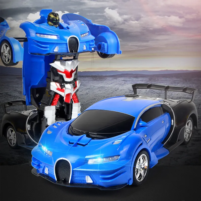 Transformer Fighting Sport Robots Transformation RC Remote Control CAR Transform Drift Toy for boy Gift 201201