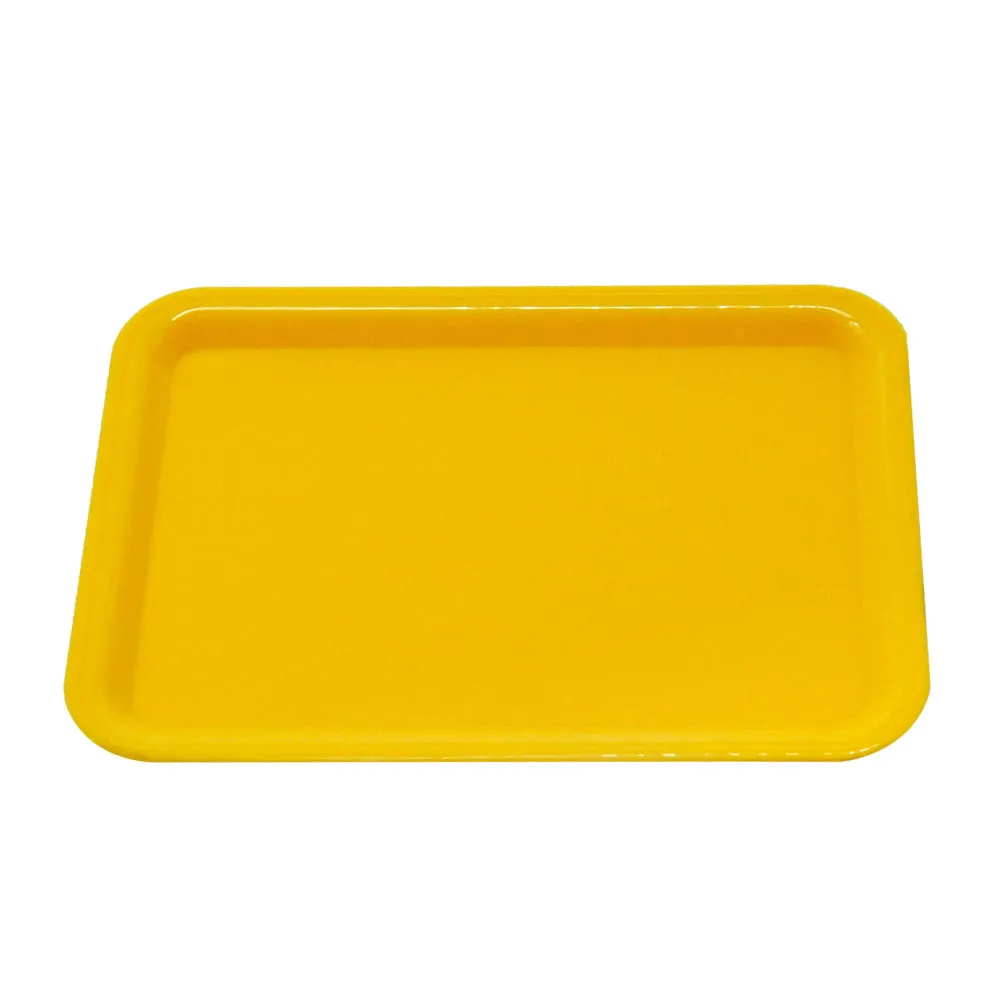 HONEYPUFF taca na kółkach plastikowy tytoń 18x12cm rozmiar S mały ręczny wałek rolka cyna tacka na papierosy futerał do przechowywania przypraw talerz na papier do palenia