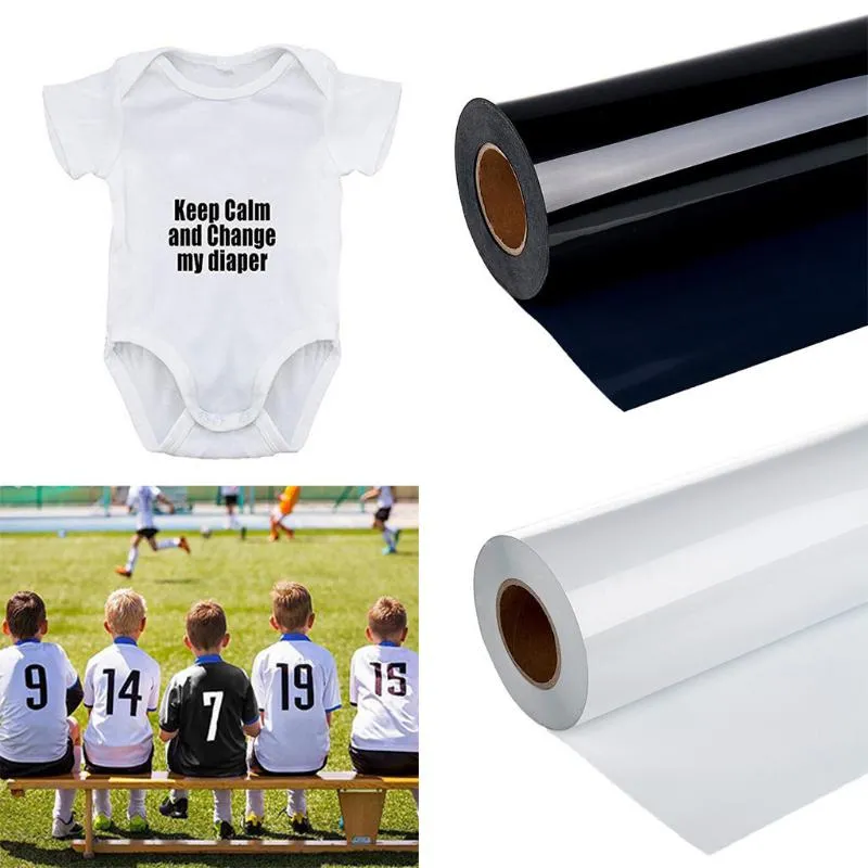 1Roll Vinyl Warmteoverdracht Ijzer Op DIY Kledingstuk Film Cricut Silhouet Papier Kunst Creatieve Sticker Decoratie Benodigdheden 20x100cm