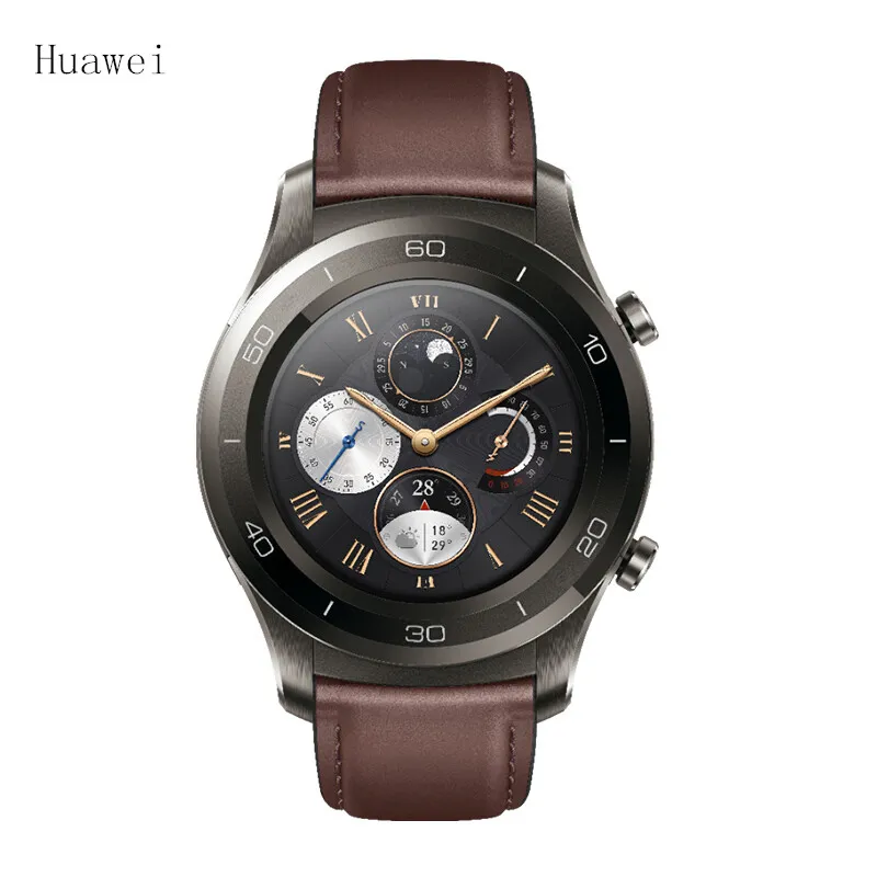 Original Huawei Watch 2 Pro relógio inteligente Suporte LTE 4G Phone Call GPS NFC Heart Rate Monitor ESim Relógio de pulso Por Android iPhone Bracelet