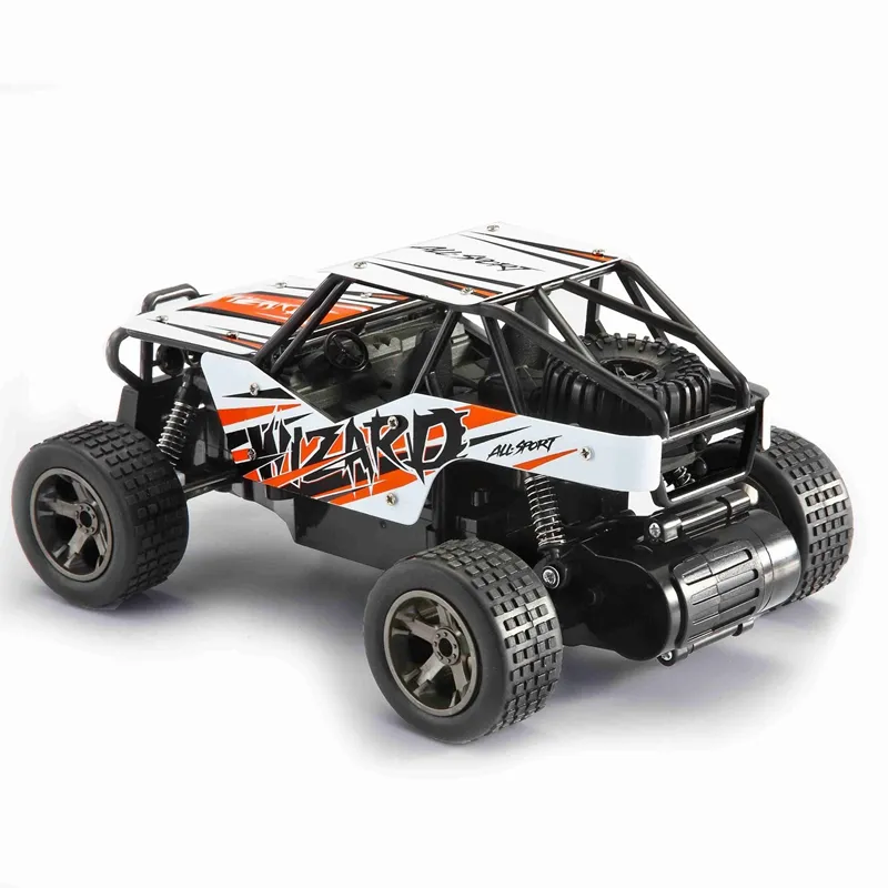 2.4g 1:20 Rock Crawler Car Supersonic Truck Remote Control Off-Road Vehicle Toy Car Presenter för pojkar Orange