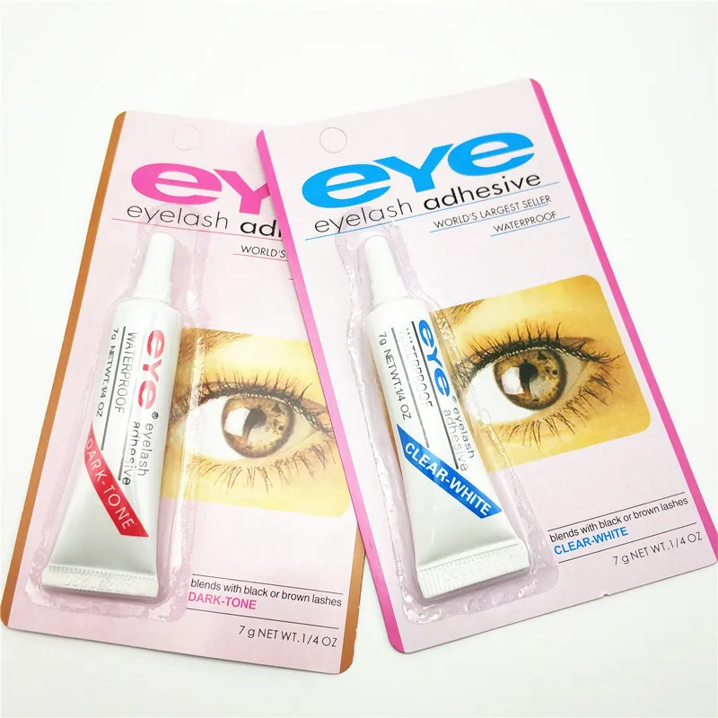 Faux Cils Adhésif Eye Lash Maquillage Colle Clair Blanc Noir Étanche Maquillage Outils 7g