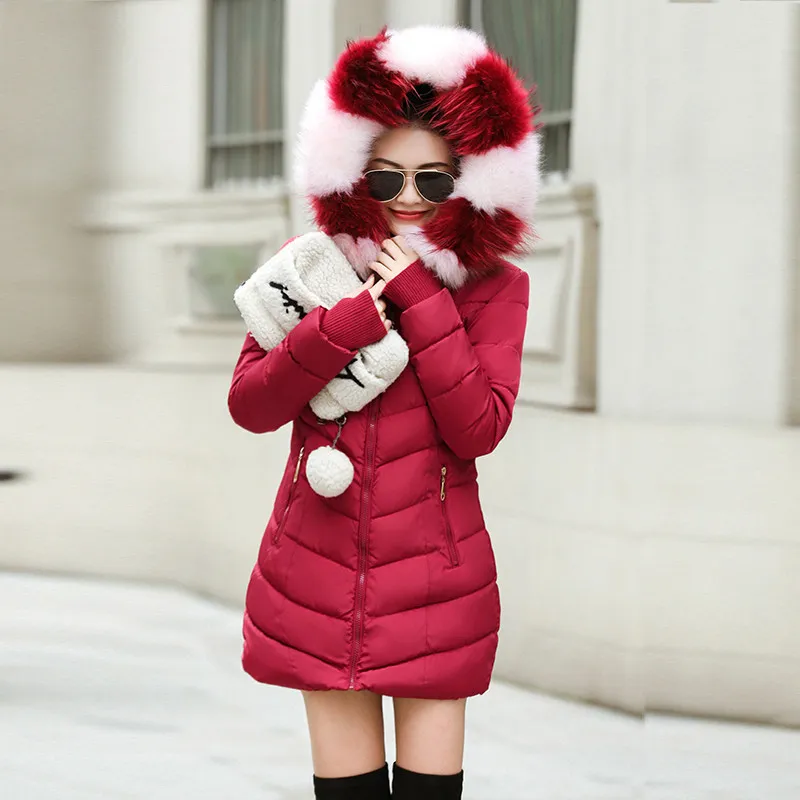 Womens Plus Size Winter Parka With Removable Fur Collar Thick Warm And Comfortable Padded Outwear For Outdoor Activities Long Parka Style 200928 From Xue04 25.71 DHgate.Com