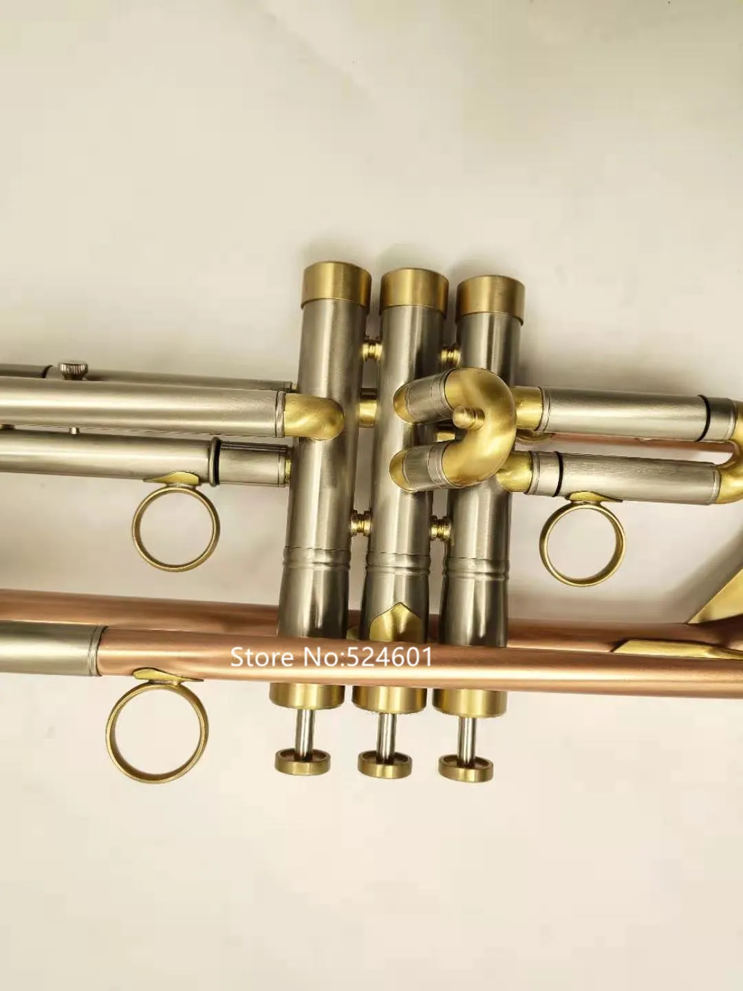 Professional Gold Lacquered Bb Marching Band Trumpet With Professional Gold Lacquered Bb Marching Band Trumpet With
