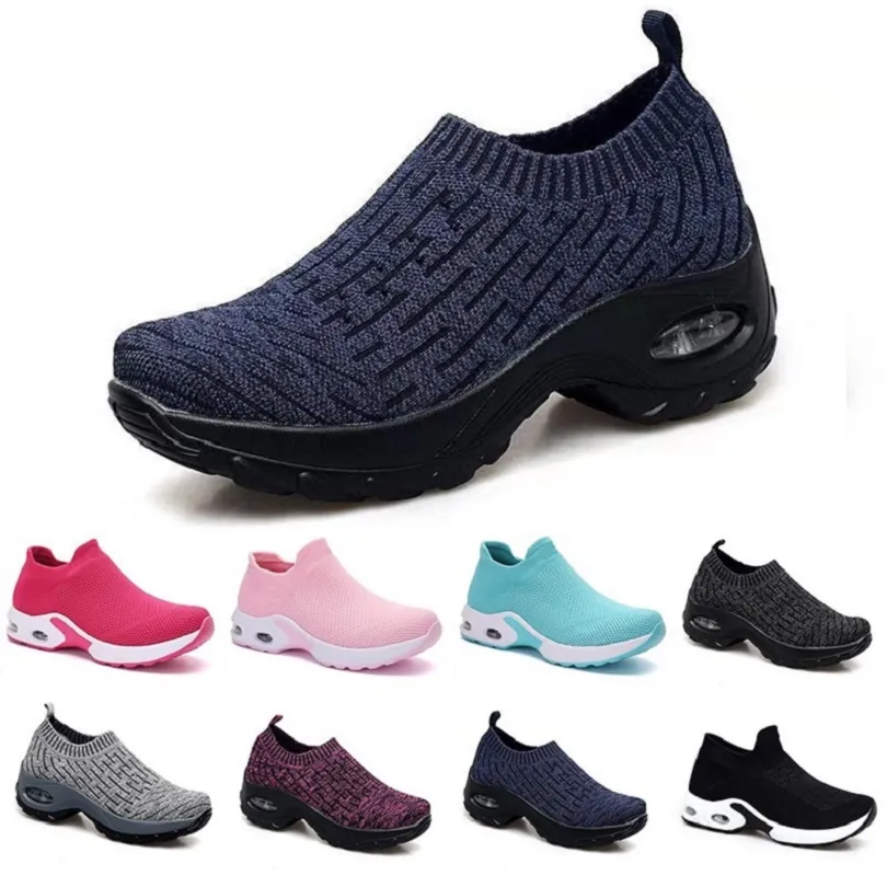 Style101 Moda Erkekler Koşu Ayakkabıları Beyaz Siyah Pembe Laceless Nefes Rahat Erkek Eğitmenler Tuval Ayakkabı Spor Sneakers Runners 35-42