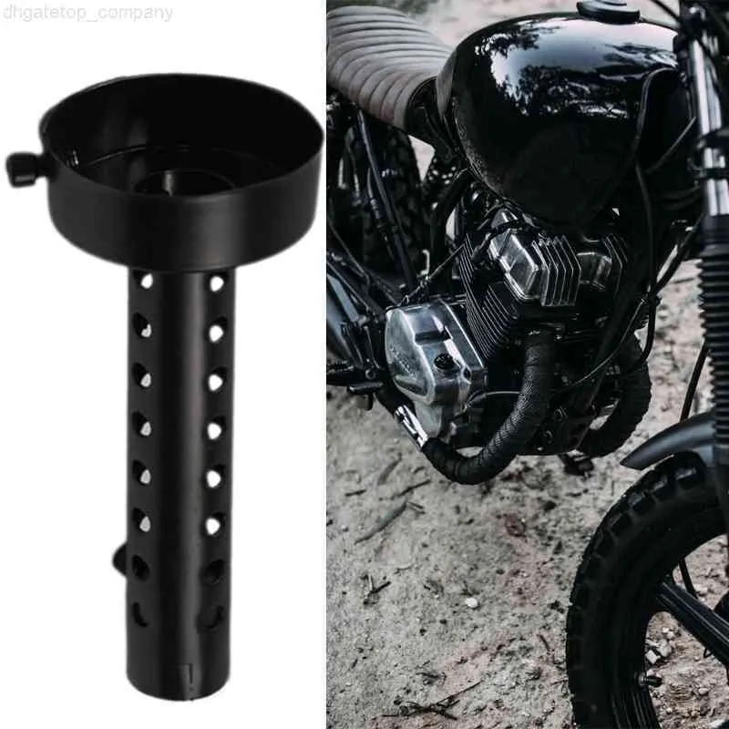 60mm universel moto échappement insérer moto silencieux tuyau en acier inoxydable peut insérer chicane tueur silencieux