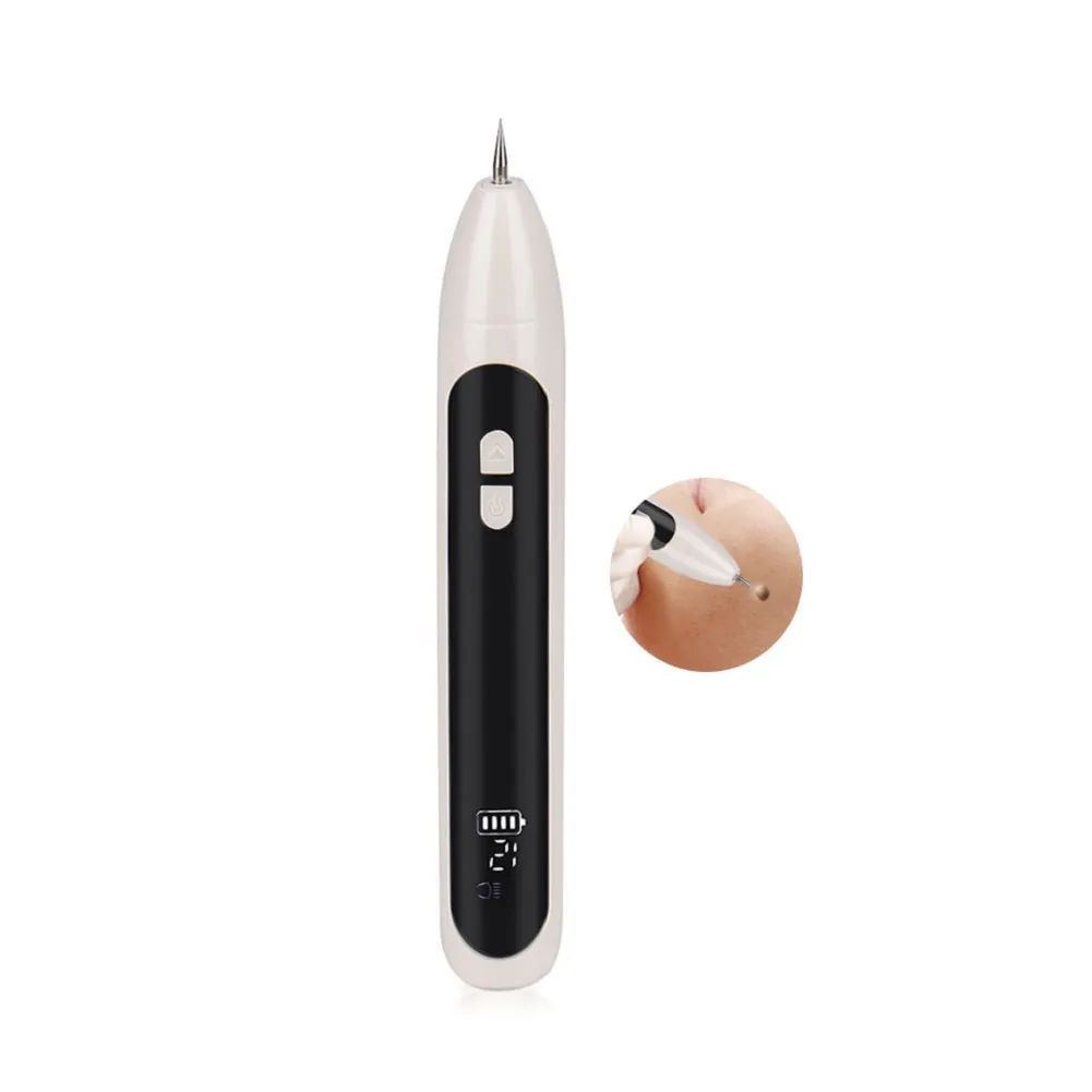 home use wireless rechargeable spot/mole removal tattoo plasma pen with UVC light