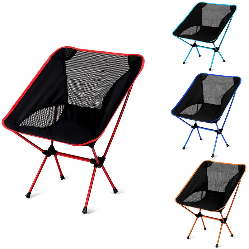 Bancos para Patio RTS, silla plegable para acampar al aire libre, patio de pesca, silla plegable de aluminio para barbacoa, rápida